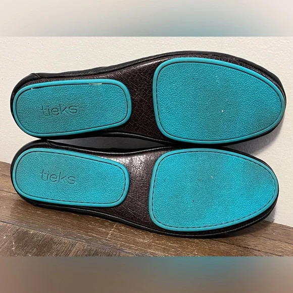 Tieks Black Leather Ballet Flats Womens size 8 - Picture 10 of 10